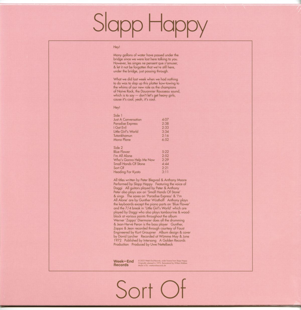 Slapp Happy『Sort Of』02